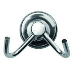 ACCESORIO PERCHA DOBLE METAL CROMADO