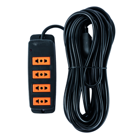 PROLONGADOR ELÉCTRICO DE 3/5/10METROS C/ 4 TOMAS